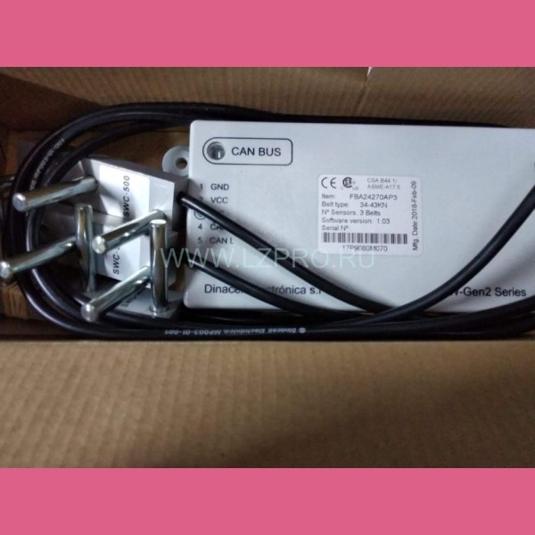 Устройство грузовзвеш. Otis GEN2 (3 ремн., 34-43kN) Dinacell Electronica FBA24270AP3